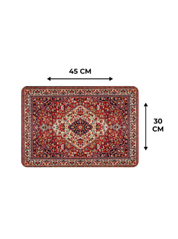 MuchoWow Platzset - Tischset (6-teilig) Rosa, abwaschbar