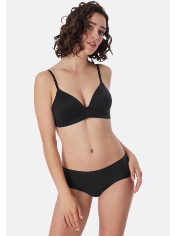 Schiesser Panty Invisible Cotton in Schwarz / braun