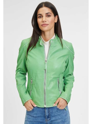 Gipsy Lederjacke Lammnappa in Grün
