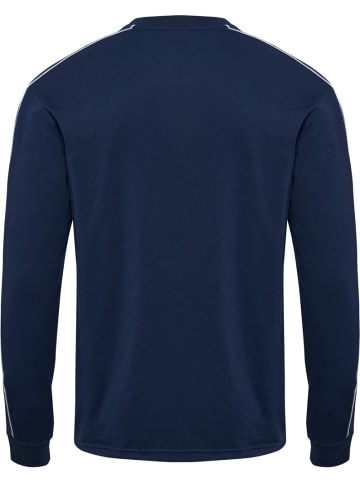 Hummel Longsleeve "Pulse Piping T-Shirt Longsleeve" in Blau