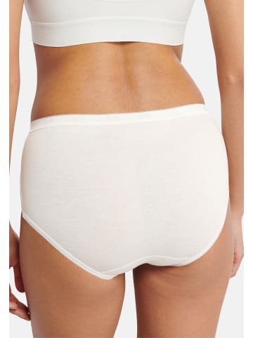 Sloggi Midi Slip Basic+ in Weiß / Dunkelblau / Grau
