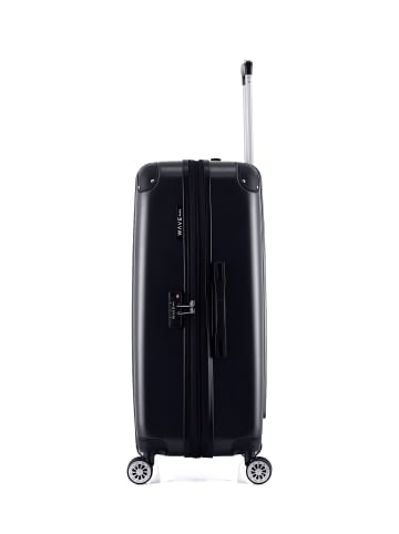 WAVE PARIS Großer Hartschalenkoffer DENALI in Schwarz (95L)