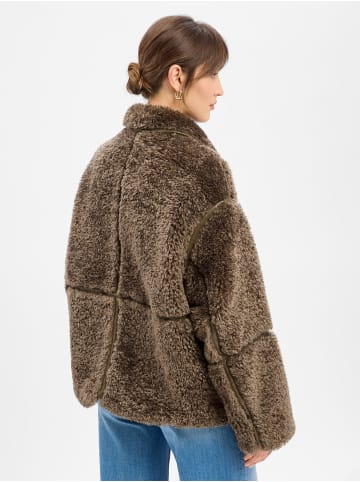 edited Kunstfelljacke Amia in schlamm - 0001