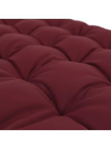 relaxdays Bankauflage in Rot - 180 x 70 cm