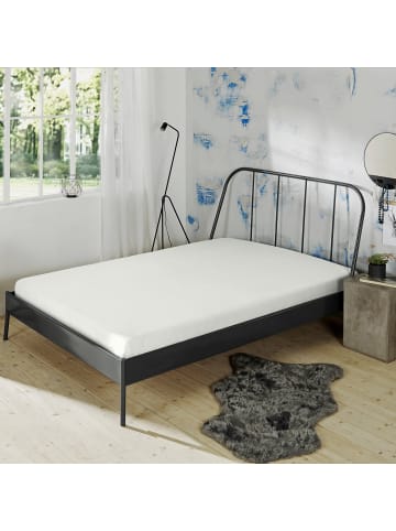 Erwin Müller Mako-Interlock-Jersey Bio Spannbettlaken München in weiß