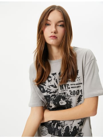 KOTON T-shirt in Grau