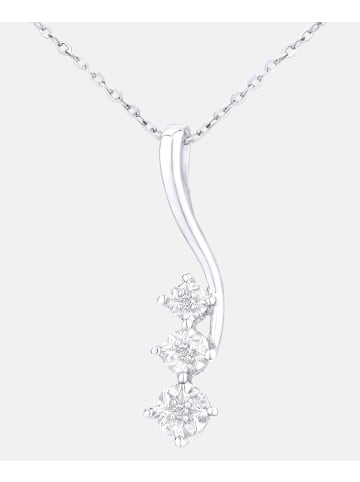 Diamant L'éternel Halskette mit Anhänger aus 375 Weißgold mit Diamant