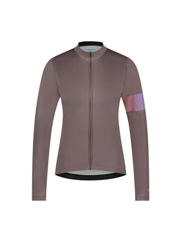 SHIMANO Long Sleeves Jersey Printed  VERTEX in braun