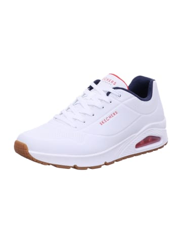 Skechers Lowtop-Sneaker UNO - STAND ON AIR in white/navy/red
