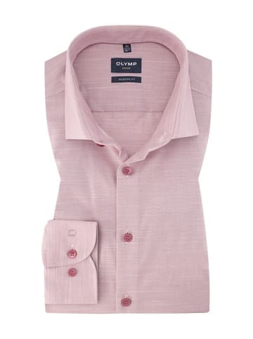 OLYMP  Langarm Business Hemd für Herren in mauve