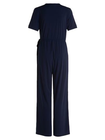 CARTOON Jumpsuit mit Bindegürtel in Dunkelblau