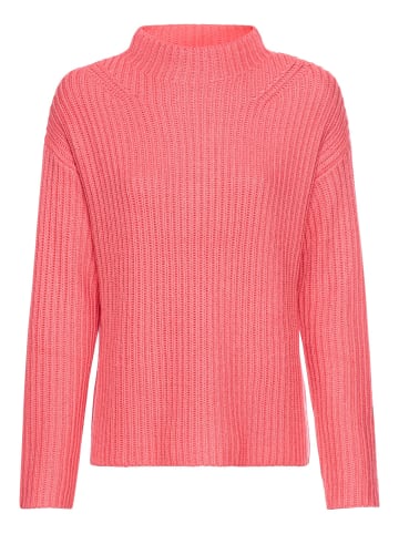 Camel Active Strickpullover mit Rollkragen in Pink