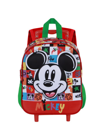 Disney Rucksack Mickey Mouse Mood-Small 3D with Wheels in multicolor