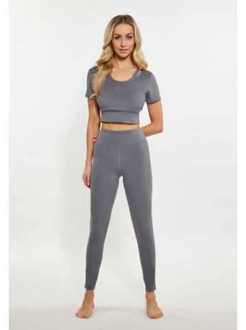 IZIA Damen Crop-Top in Rauch