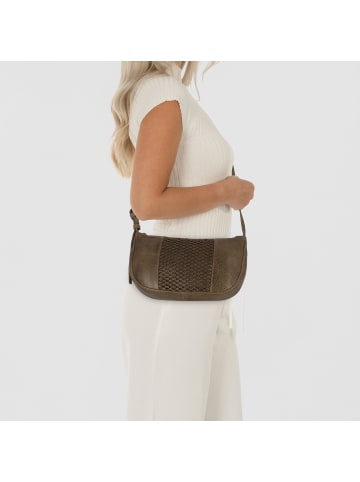 FREDs BRUDER My Umhängetasche Leder 27 cm in olive
