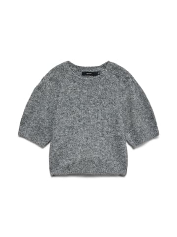 Vero Moda Strickpullover in Medium Grey Melange