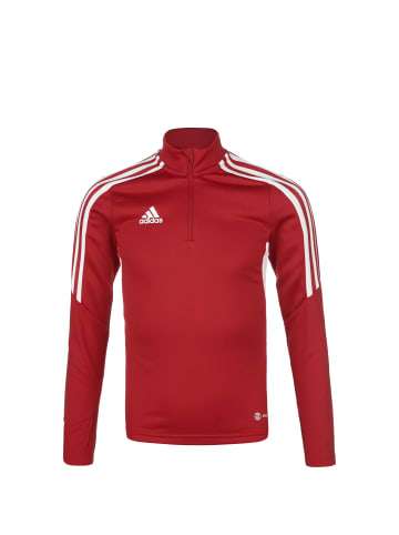 adidas Performance Trainingspullover Condivo 22 in rot / weiß