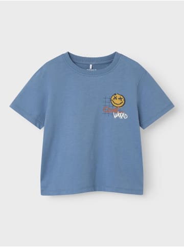 name it T-Shirt mit Print "Cool World" in Blau