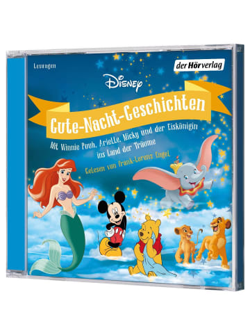 DHV Der Hörverlag Gute-Nacht-Geschichten (Disney) | Mit Winnie Puuh, Arielle, Micky Maus und...