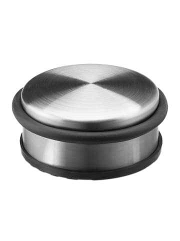 relaxdays 4x Türstopper "Edelstahl" in Silber