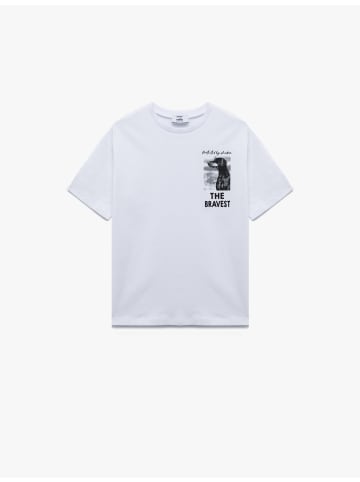 KOTON TSHIRT SS in Weiß