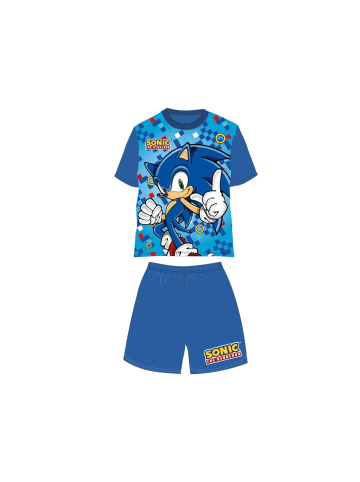 Sonic Kurzpyjama Kinder 4 Jahre – Schlafanzug Set
