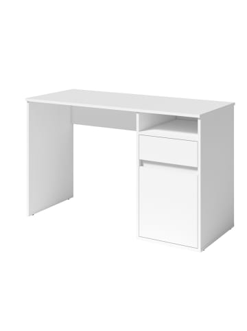 Feldmann-Wohnen Schreibtisch Billa weiß 120 / 53 / 75,5cm