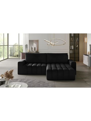 MF Design Bonita Recamiere Rechts in Schwarz -  (L) 175 x (B) 250 x (H) 92 cm
