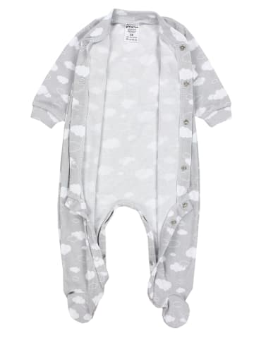 TupTam Baby Mädchen Schlafstrampler mit Fuß 3er Pack in rosa/weiß