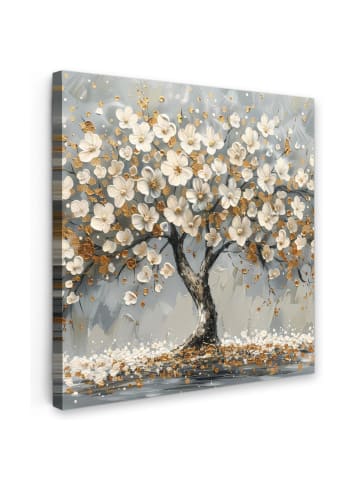 MuchoWow Leinwand bilder Weißer Baum (BxH)