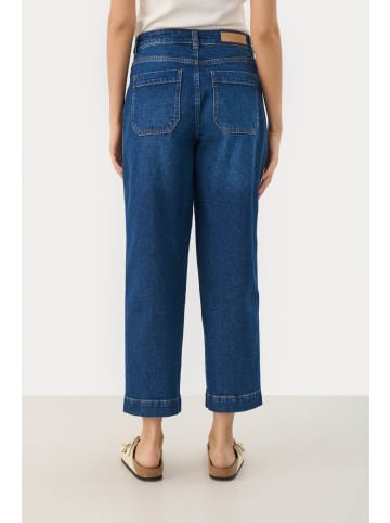 PART TWO Denim-Knöchelhose NettayaPW Gerade Passform in Medium Dark Blue Denim