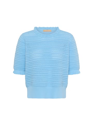 CULTURE Strickpullover CUtella Relaxed fit in Powder Blue