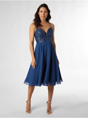 SWING Abendkleid in indigo - 0001