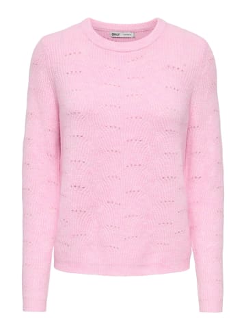 ONLY Strickpullover in Pink Lady