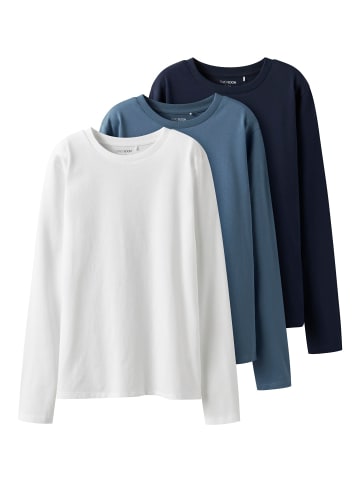 TWO SOON 3er-Pack T-Shirt in Navy Blazer