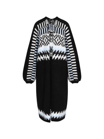 usha FESTIVAL Women Cardigan in black multicolor