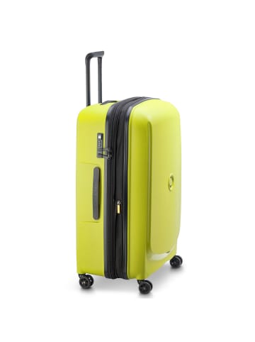 Delsey Belmont Plus 4 Rollen Trolley L 76 cm mit Dehnfalte in gruen chartreuse