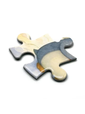 Mr. & Mrs. Panda Puzzle Pinguin Engel Pommes Design ohne Spruch in Weiß