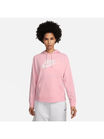 Nike Sportswear Kapuzenpullover Gym Vintage in rosa / weiß