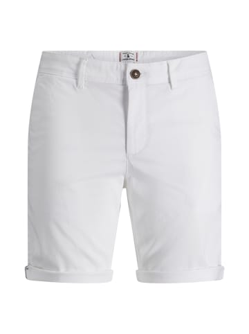 Jack & Jones Chinoshorts 'Bowie Shorts Solid SN' in weiß