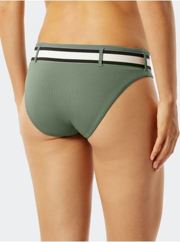 Schiesser Bikini-Hose Aqua Californian Dream in khaki