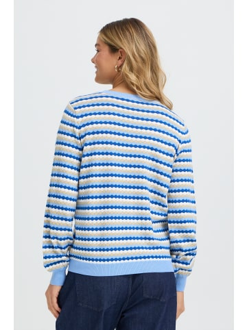 Fransa Langarm FRCAIA Regular fit in DELLA ROBIA BLUE STRIPE