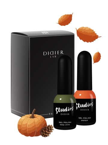 Didier Lab Nagellack Base/Top Coat 2er Set Hard Base Coat in clear