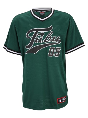 FUBU FUBU Mesh-T-Shirts in dark green