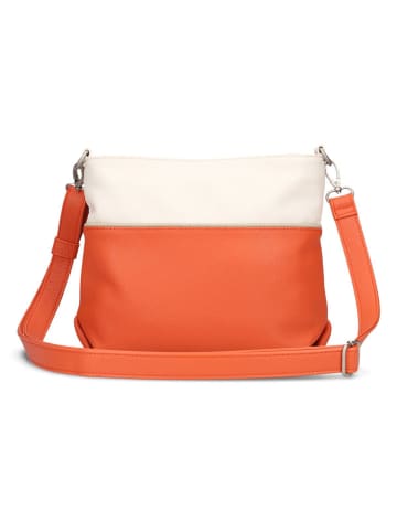 Zwei Jana Umhängetasche 27 cm in papaya