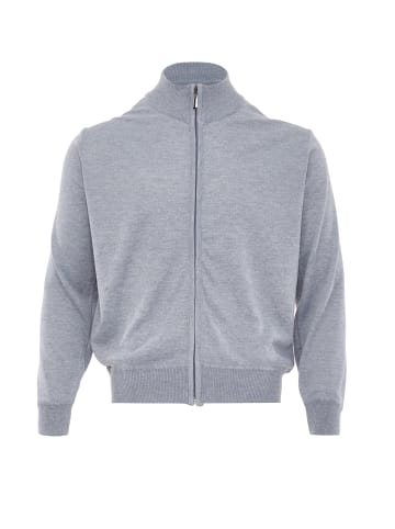 Blonda Cardigan in Grau Melange
