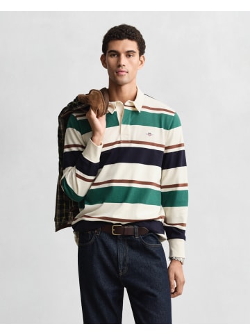 Gant Sweatshirt in beige grün - 0001