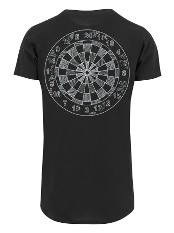 F4NT4STIC Long Cut T-Shirt Darts Arrows Dartpfeile in schwarz