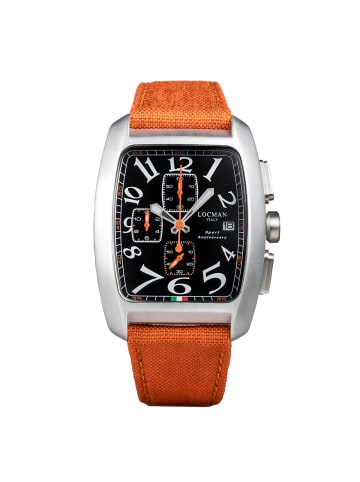 Locman Herrenuhr "Sport Anniversary Chronograph" in Orange