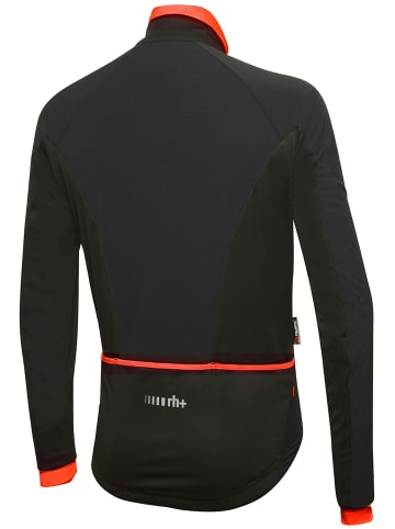 rh+ Fahrradjacke Logo Alfa Padded Jkt in black-red code-reflex